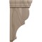 Ekena Millwork 3"W x 6 1/2"D x 12"H Large Rojas Wood Corbel, Walnut CORW03X06X12RJWA - alternate 3